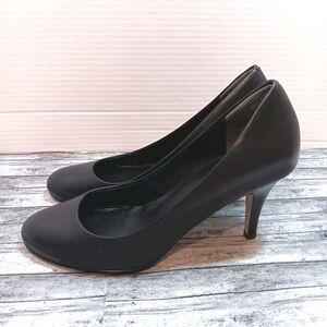 Cole Haan NikeAir Women's Black Slip-On Leather Pumps  Sz. 8.5B 3.5 in Heel